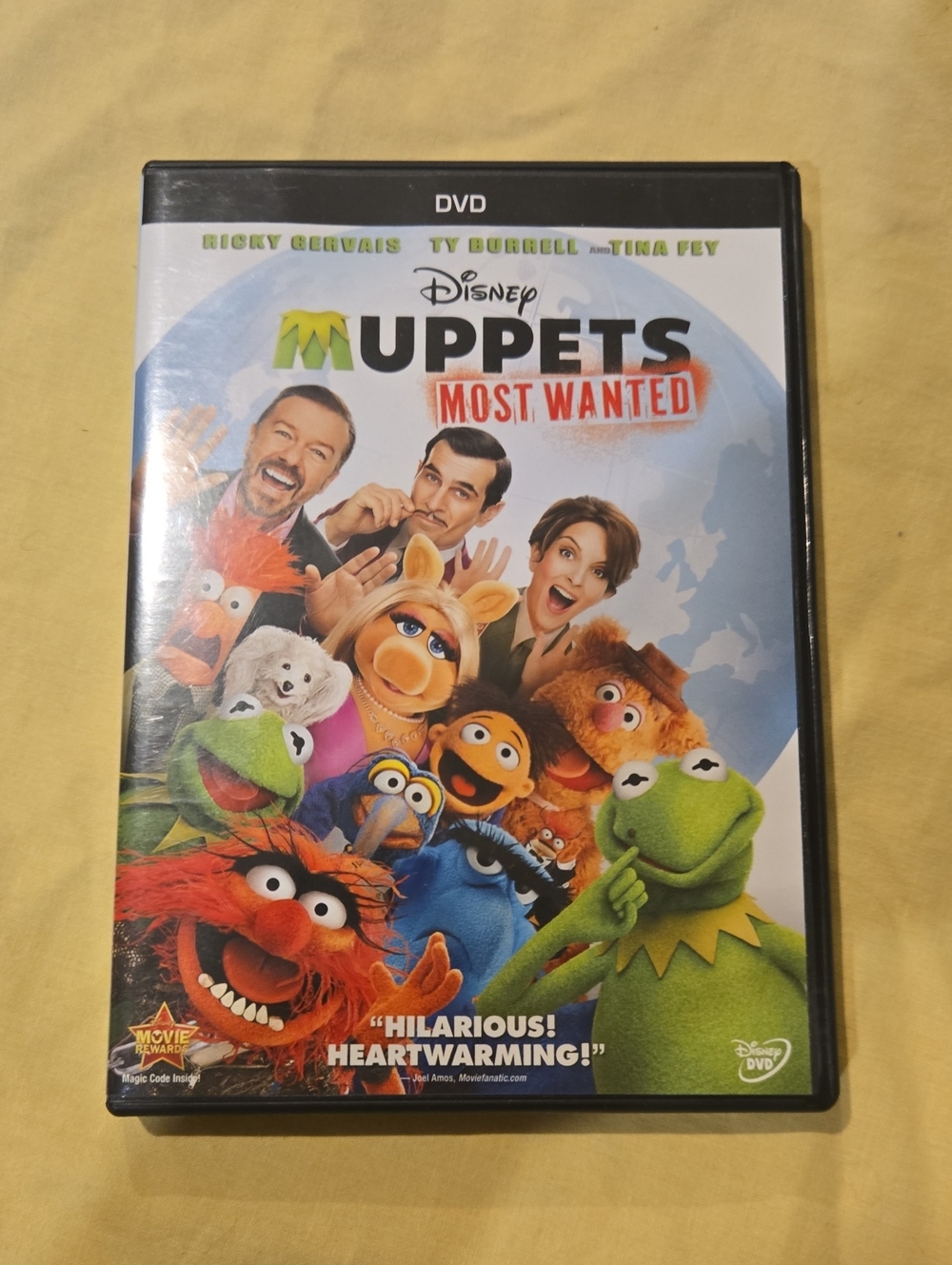 Muppets Most Wanted DVD